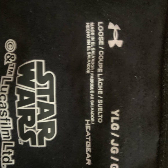 Under Armour Star Wars Collectable T-Shirt Size Youth Large - Picture 6 of 6
